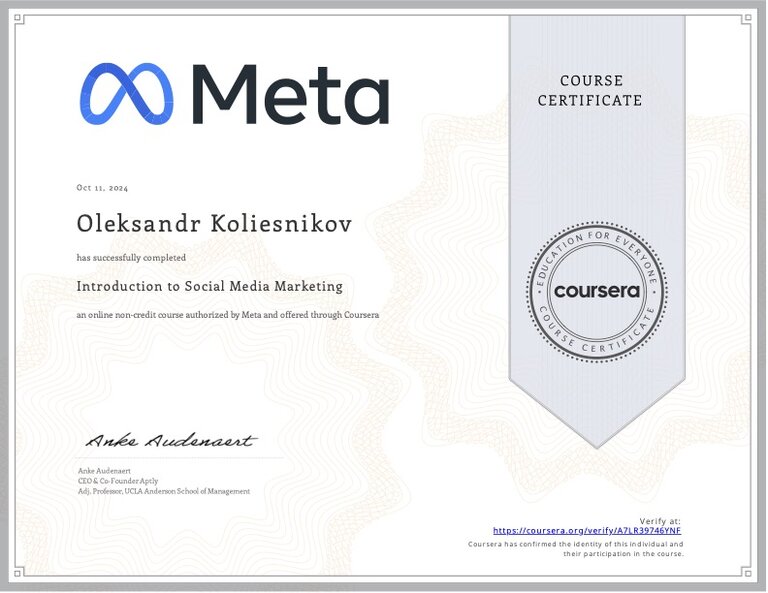 Certificate 3
